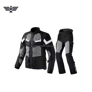 Traje de Motociclismo Unisex Premium, Chaqueta y Pantalones Impermeables para Motociclistas, Talla Grande, Equipo de Protección para Carreras, Paneles Reflectantes - Product Image 2