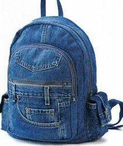 Mochila vaquera informal Vintage de calidad superior para mujer, hecho a mano ecológico accesorio de moda, oferta de venta completa - Product Image 3