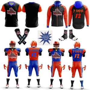 2024 7v7 Ropa de entrenamiento de fútbol americano Diseño personalizado Uniforme sublimado Uniforme al por mayor Paquete de oferta de alta calidad Su logotipo - Product Image 1