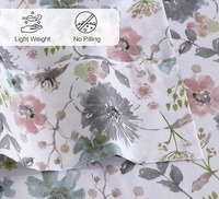 Ensemble de draps de lit Queen de luxe de haute qualité 100% coton, motif rayé, moderne, pour la maison et l'hôtel, confortable, doux, 4 pièces, 300TC, personnalisé