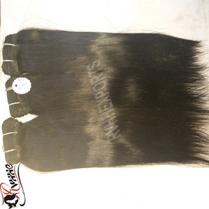 Paquetes de cabello humano de trama doble recta de hueso Cabello de grado 10A alineado con cutícula sin procesar - Product Image 6