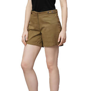 2024 llegada de verano mujeres 100% algodón estampado Floral transpirable pantalones cortos de baño para la venta en tarifas baratas pantalones cortos de mujer servicio OEM - Product Image 3