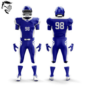 2025 nueva llegada Unisex uniforme de fútbol americano corto transpirable secado rápido alta calidad deportes equipo Jersey pantalones conjuntos - Product Image 1