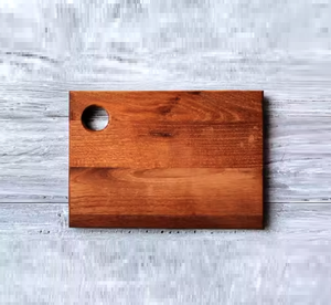 Tabla de cortar de madera sencilla de calidad sostenible, uso de cocina decorativo, frutas, queso, pan y tablas de cortar de verduras - Product Image 6