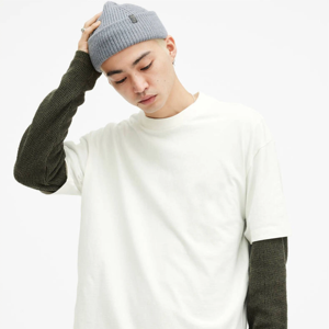 Camiseta unisex estampada personalizada, Camiseta lisa de mezcla de algodón y poliéster puro pesado para hombre con bordado - Product Image 3