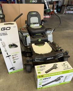 รถตัดหญ้าแบบ Zero Turn รุ่นใหม่ที่ดีที่สุด Egos 42 Power+ Z6 พร้อมแบตเตอรี่ 10.0 แอมป์ชั่วโมง (4 ก้อน) และเครื่องชาร์จ 1600 วัตต์ - Product Image 1
