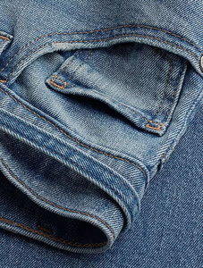 Pantalones vaqueros transpirables de talla grande para mujer, cómodos pantalones de mezclilla de algodón con bolsillos de estilo Cargo, pantalones largos para mujer Oem - Product Image 5