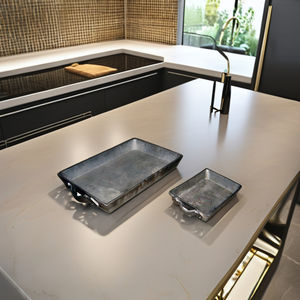 Plateau de service en aluminium argenté, type d'emballage boîte pour hôtel restaurant - Product Image 2