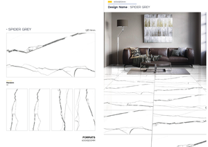 Azulejos de Cerámica de Porcelana de Diseño Moderno, 60x120 cm, Acabado Mate, Brillante y Lustroso, 8 mm de Grosor, Alta Absorción - Product Image 5