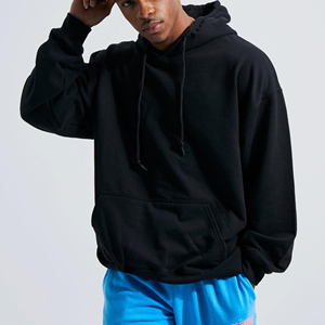 เสื้อฮู้ดขนแกะผ้าฝ้ายโพลีเอสเตอร์สำหรับผู้ชายเสื้อผ้าแนวสตรีทพิมพ์ลายพัฟโลโก้ได้ตามต้องการ - Product Image 3