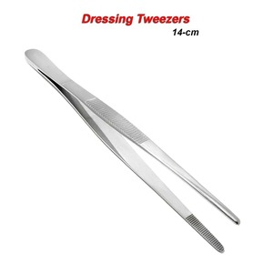 Set 3 Reusable Dental <b>Tools</b> Medical Dissecting Thumb Tweezers Dressing Tissue Forceps Manual Steel Tweezers Cotton Dressing - Product Image 5