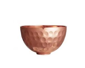 Modern Design Round Copper <b>Chocolate</b> Serving Bowl Customized Hammered Kitchenware for <b>Wedding</b> for Food Serving Metal Material - Product Image 3