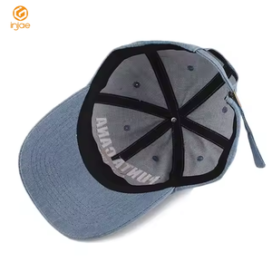 OEM ODM Casquette de baseball vintage en coton à 6 panneaux non structurés Casquette de papa personnalisée en broderie 2D 3D Casquette de pêche à bord pré-incurvé - Product Image 3