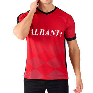 Camiseta de Fútbol de Manga Corta Ligera 100% Poliéster, Secado Rápido, Transpirable, Diseño Personalizado, Uniforme de Fútbol, Venta al Por Mayor, Último Modelo - Product Image 2