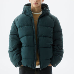 Veste matelassée pour homme, vêtement d'extérieur isolé pour l'hiver, coupe confortable pour un usage quotidien et les activités de plein air - Product Image 1