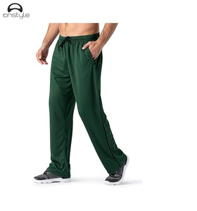 Pantalons décontractés de haute qualité pour hommes coupe ajustée vente en gros Logo personnalisé polyester coton joggeurs pour hommes pantalons de survêtement - Product Image 5