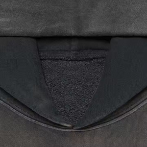 2025 Latest 420gsm Men's Cotton Hoodies High Quality Blank Oversized <b>Sun</b> Faded for Winter Wholesale - Product Image 4