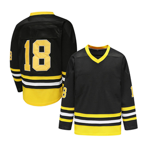 Maillot de hockey réversible personnalisable OEM Vêtements de hockey internationaux sublimés et respirants double face pour jeunes et hommes - Product Image 4