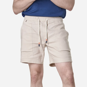 Pantalones cortos deportivos negros de entrenamiento de gimnasio para hombre, cintura elástica, ajuste seco, 5 pulgadas, ligeros, transpirables, para correr, para hombre - Product Image 6