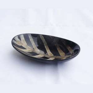 Cuenco de cuerno de búfalo disponible en todos los tamaños, cuenco de cuerno decorativo artesanal de cuerno Indio para el hogar y decoración para vajilla a bajo precio - Product Image 2