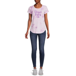 Camiseta con estampado personalizado para mujer, tu propio diseño, imagen de logotipo de marca, camiseta femenina personalizada, ropa informal cómoda para uso al aire libre para mujer - Product Image 5