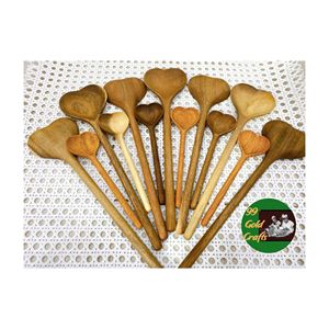 Cuchara de madera natural al por mayor producto hecho a mano de origen vietnamita adecuado para la decoración del comedor y la exportación de utensilios de cocina - Product Image 4