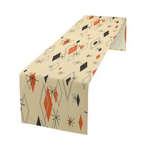 Nappes imprimées personnalisées de lotus bleu de fête de décoration en pur coton lavable avec logo personnalisé - Product Image 5