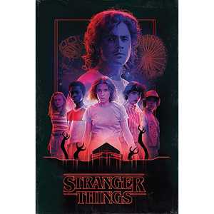 Affiche sur toile de style moderne Stranger Things avec l'image de Billy pour décoration murale - Product Image 2