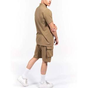 Running Jogging Fitness Wear Vintage Printed <b>Twin</b> <b>Sets</b> Men's <b>Set</b> Matching Shorts Polo Shirt Two Piece <b>Twin</b> <b>Sets</b> - Product Image 2