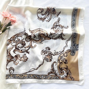 New Season Soft Touch Silk Scarves Designed Statement Appeal Silk Scarves Loved Across Modern Fashion Wear Silk Scarves - Product Image 3