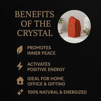 Grands éclats de cristaux naturels bruts faits à la main avec motif pyramidal pour la mise à terre des chakras, la méditation, le Feng Shui et la décoration intérieure