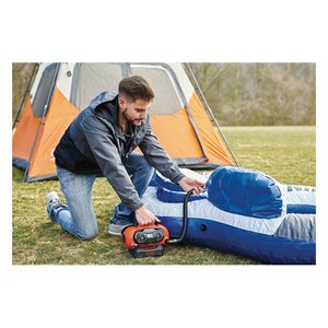 Compresor de Aire Portátil sin Aceite Black & Decker de 12V CC (11 bar/160 psi) con Encendedor de Cigarrillos de 12V BDCINF18N, Categoría Bombas - Product Image 3