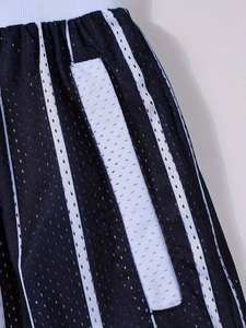 Pantalones cortos deportivos informales de verano para hombre, malla transpirable con estampado por sublimación y bolsillos, estilo informal de talla grande - Product Image 5