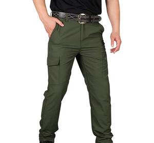 Pantalones tácticos de estilo callejero para hombre, pantalones casuales personalizados para exteriores, pantalones tácticos de pierna recta de alta calidad de gran tamaño al por mayor - Product Image 1