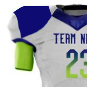 Transfert de chaleur impression équipe de Football uniforme respirant à manches courtes maillot de Football américain hauts hommes maillot de Football américain - Product Image 5