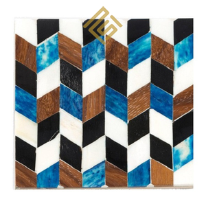 Horn Bone Ocan Sea Square Shape Ocan Wood and Resin <b>Coaster</b> Wooden Drink <b>Coaster</b> Cup Wood <b>Coaster</b> Top Selling High Quality - Product Image 3