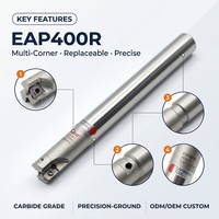 Machines-outils CNC EAP400R APMT1604 Barre de coupe de fraise en bout à commande numérique pour les opérations de fraisage OEM et ODM pris en charge