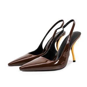 <span class=keywords><strong>BABALA</strong></span> OEM/ODM Color desnudo zapatos de mujer de lujo 2024 tacones para mujeres elegantes tacones altos Sexy zapatos de punta estrecha Sandalias de tacón - Product Image 1