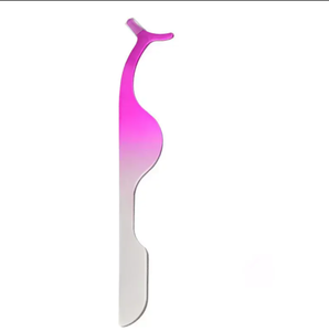 100% fermé professionnel en acier inoxydable pince à cils 3D Volume outil d'extension de cils produit de beauté prix de gros - Product Image 6