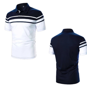 Chemises polo de sport à séchage rapide de couleur personnalisée vierge bon marché pour hommes - Product Image 6