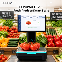 Balance intelligente COMPAX ET7 RK3566 AI avec écran tactile de 15,6 pouces, résolution 1366x768, caméra IA, imprimante d'étiquettes, 2 Go de RAM, 16 Go de ROM