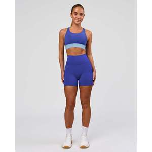 Shorts de mujer Fusion V-Contour de talle ultra alto con 4 bolsillos-Power Cobalt - Product Image 4