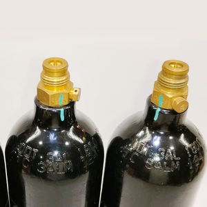 Cylindre en aluminium OEM 24oz CO2 Gaz industriel Réservoir de paintball 1800psi pour marques de distributeurs privés - Product Image 6