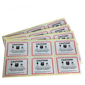 Autocollants d'avertissement de sécurité pour équipements mécaniques industriels, étiquettes imprimées, imperméables et à forte adhérence - Product Image 4
