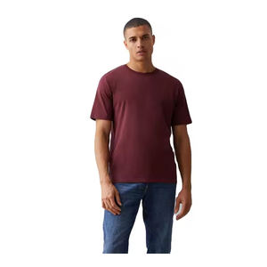 เสื้อยืดผ้าฝ้าย100% โอเวอร์ไซส์สำหรับผู้ชายทรงหลวมแขนสั้นเสื้อผ้าแนวสตรีทเสื้อฮิปฮอปใส่สบายเสื้อผ้าแฟชั่นลำลอง - Product Image 1