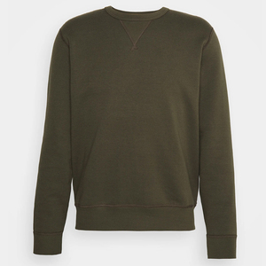 Vente en gros de coton mélangé personnalisé unisexe ras du cou nouveaux hommes mode sweat-shirts couleur unie sweat à capuche forme gants ville - Product Image 3