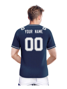 Camiseta de fútbol americano de estilo personalizado OEM, uniforme de secado rápido transpirable totalmente personalizable, conjunto de verano, camiseta de sublimación de Pakistán - Product Image 6