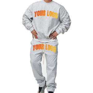 Venta al por mayor de chándales personalizados de alta calidad para hombre chaqueta y pantalones Jogger gimnasio conjuntos chándal Unisex impresión Logo chándal de los hombres - Product Image 1