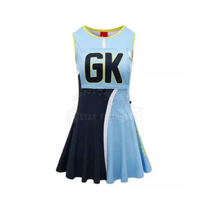 Uniformes de Netball Premium Personalizables para Equipos | Vestidos Sublimados de Alta Calidad Jerseys Faldas - Product Image 1