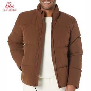Chaqueta acolchada de invierno para hombre, batería recargable, cierre de cremallera calefactable, cuello levantado, chaqueta calefactora Vintage de ganchillo - Product Image 1